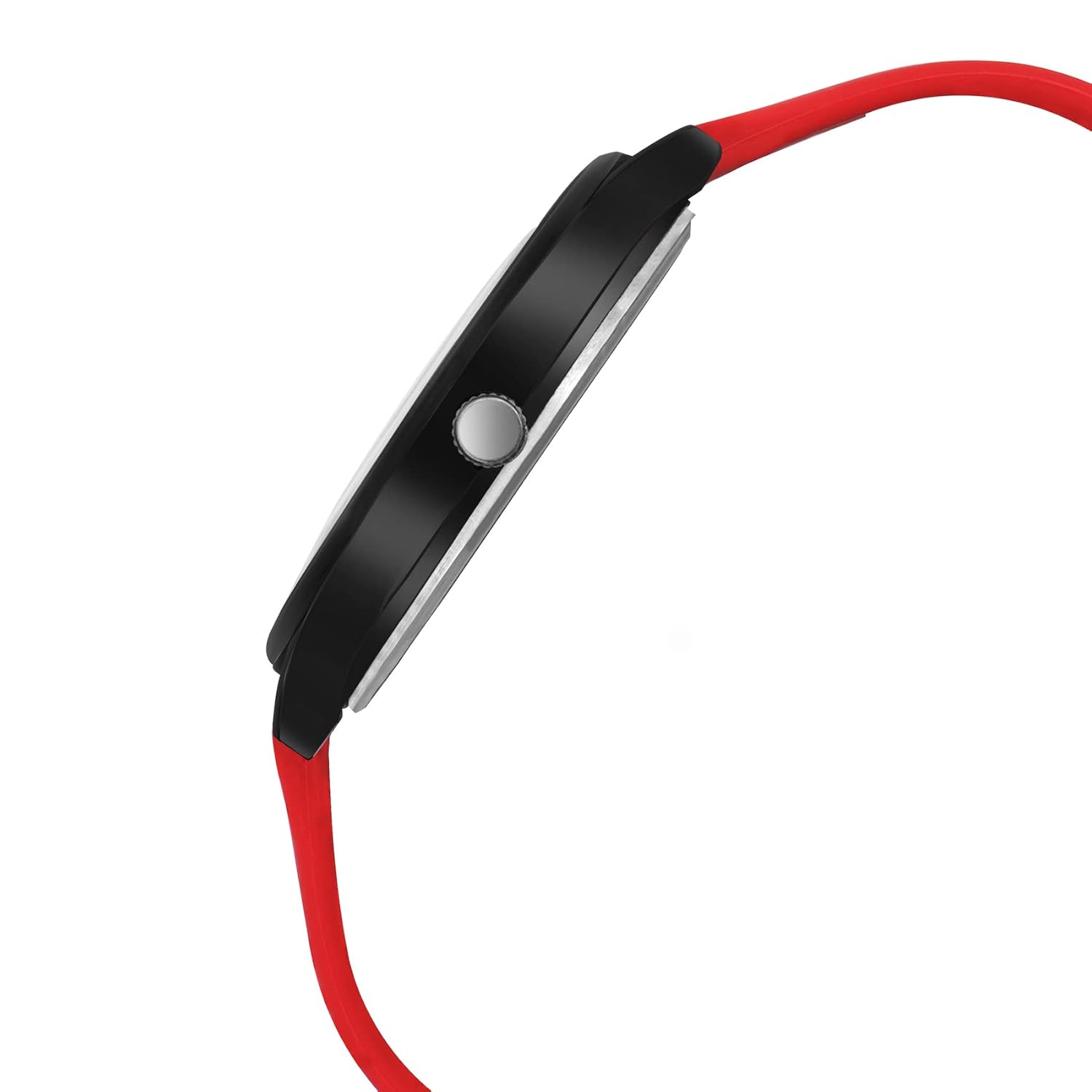 LOUIS DEVIN Silicone Strap Analog Wrist Watch for Men (Black/Blue/Red) | LD-BK054 - Image 7